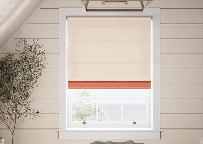 Petal & Block Monsoon Mist, Sunset - Twist&Fit Roman Blind - Image 3